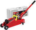 BIG RED T82012 Torin Hydraulic Trolley Service/Floor Jack with Blow Mold Carrying Storage Case, 2 Ton (4,000 lb) Capacity, Red by BIGRED