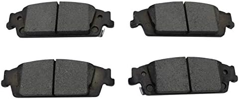 TRQ Rear Posi Ceramic Brake Pad Kit Set