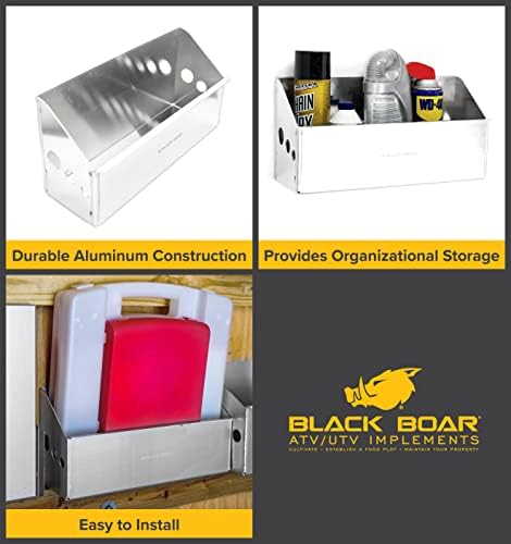 Black Boar Aluminum Small Universal Storage Container for Enclosed Trailer/Garage | Holds a Number of Items While in Transit or at Home | Durable Construction | Easy to Install (66114) - Image 2