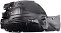 TRQ Front Right Rearward Inner Fender Liner Black Passenger Side