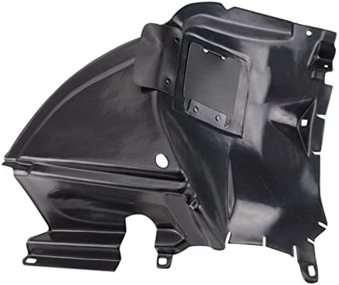 TRQ Front Left Forward Inner Fender Liner Black Drivers Side