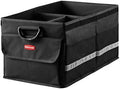 Rubbermaid Car Organizer, Collapsible Trunk Organizer, Multi-Compartment Car Storage Organization for Car Accessories, 3 Compartments With Cover, 23.23"*12.99"*11.81"
