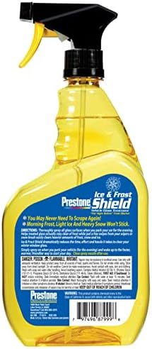 Prestone AS246 Ice and Frost Shield Vehicle Glass Treatment, 32 oz. - Image 2