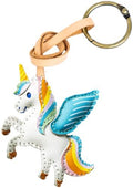Travel Icon Leather Bag Charm - Unique Keychain Purse Charm For Handbags