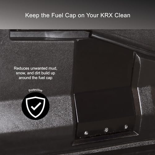TUSK Fuel Door Keeps Mud and Debris Away from Fuel Cap Secure Spring and Magnet Closure Sleek Look Compatible with Kawasaki Teryx KRX 1000 2020-2025/KRX4 1000 2023-2026