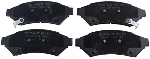 TRQ Front Brake Pads Ceramic Hardware