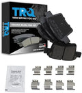 TRQ Rear Brake Pads Ceramic Hardware