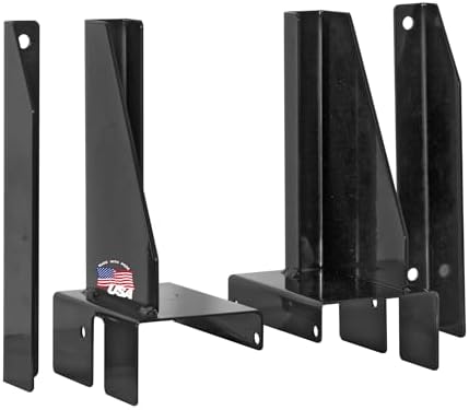 Buyers Products 5531020 Black Steel Side-Wall Extension Kit for DumperDogg® Insert, Powder-Coated Carbon Steel Capacity Expansion Brackets, Heavy-Duty Construction with Included Mounting Hardware by BuyersProductsCompany