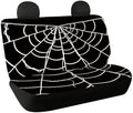 Spider Web Car Rear Seat Covers,Auto Back Seat Protector Decoration Non-Slip Mat Flat Cloth Vehicles Rear Bench Cover for Women Men