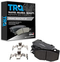 TRQ Rear Brake Pads Ceramic Hardware Wear Sensor
