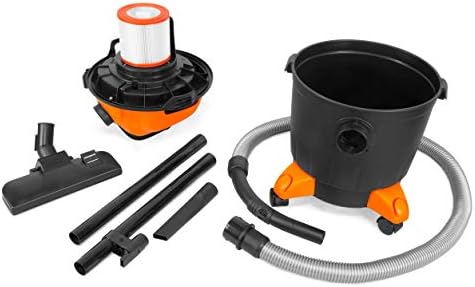 WEN VC4710 10-Amp 5-Gallon Portable HEPA Wet/Dry Shop Vacuum and Blower with 0.3-Micron Filter, Hose, and Accessories,Orange - Image 2