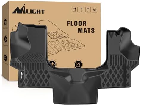 Nilight TPE Floor Mats for Chevy Express GMC Savana 1500 2500 3500
