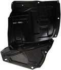 TRQ Front Left Inner Fender Liner Black Drivers Side
