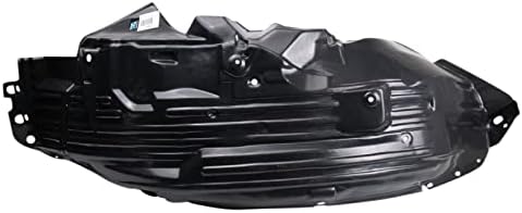 TRQ Front Left Inner Fender Liner Black Drivers Side