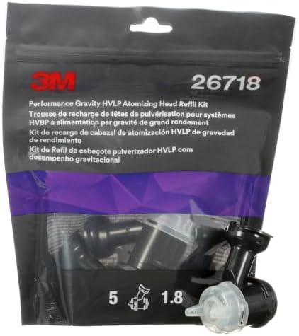 3M Performance Gravity HVLP Atomizing Head Refill Kit, 26718 by 3MAutomotive