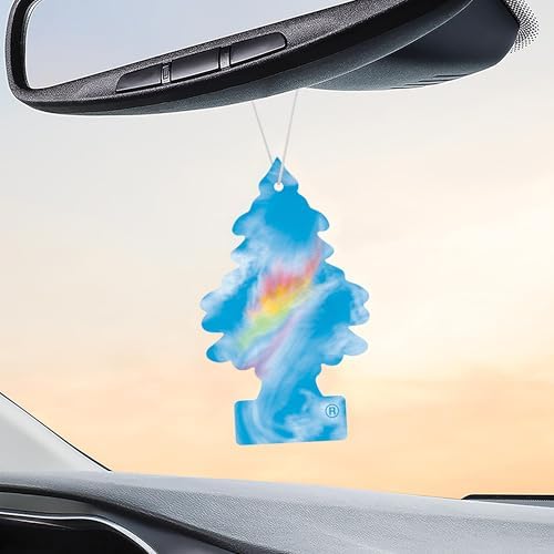 LITTLE TREES Car Air Freshener, 8 Count (Pack of 3), Fire Rainbow