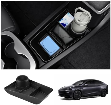 Spigen Lower Center Storage Organizer for Tesla Model Y Standard 2026