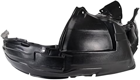 TRQ Front Right Inner Fender Liner Black Passenger Side