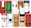 Hushee 10 Pcs Christmas Car Tissue Cylinders with 500 Facial Tissues(Santa) by Hushee