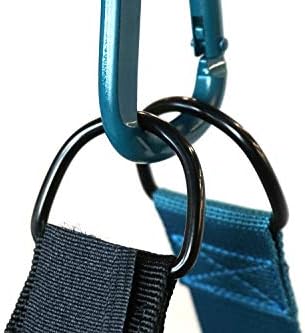 Pelican Double Kayak Storage Strap System - for Indoor and Outdoor Kayak and SUP Paddle Board Hangers - Comes with Paddle Clips - Black/Turquoise - Image 4