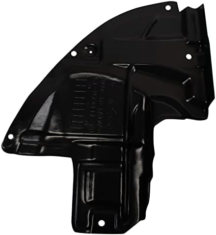 TRQ Front Right Inner Fender Liner Black Passenger Side