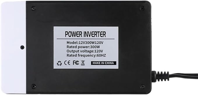 300W Car Power Inverter, DC 12V to 110V AC Car Plug Adapter Outlet - Image 7