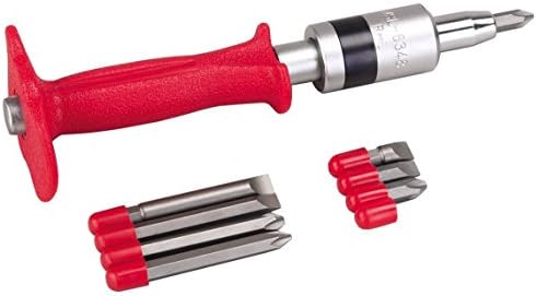 OTC 4607 1/2 Inch Drive Impact Driver with 8 Piece Screwdriver Bit Set by OTCTools