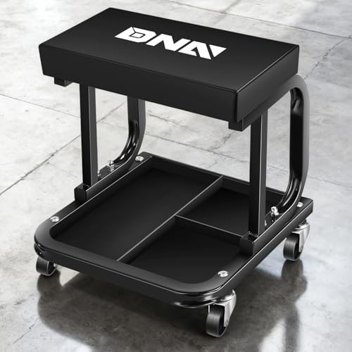 DNA MOTORING Mechanics Roller seat, Rolling Creeper Garage/Shop Seat - Image 2
