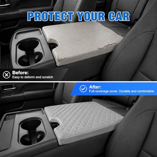 Nilight Center Console Cover for Ford F150 F250 F350 F450 F550 2015-2025