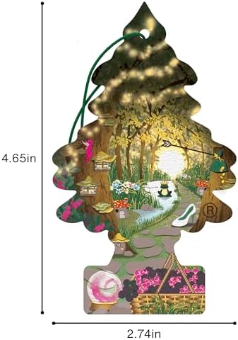 LITTLE TREES Car Air Freshener, 8 Count (Pack of 3), Enchanted