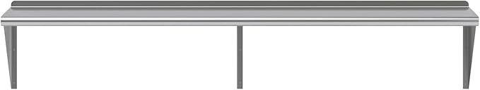 AmGood 72" Long X 18" Deep Stainless Steel Wall Shelf | NSF Certified | - Image 4