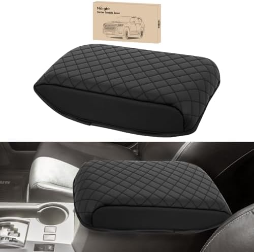 Nilight Center Console Armrest Cover for Toyota 4Runner 2010-2022 2023 2024
