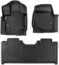 CAT® JustFit™ 3D Custom Fit Floor Mats for Ford F-150 Super Cab 2015-2026, Full Set Front & Rear, Heavy Duty Rubber Floor Liners Laser Measured, Ford F150 SuperCab Accessories
