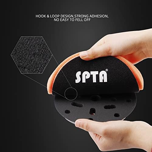 Buffing Polishing Pads, SPTA 5Pcs 7.5 Inch Face for 7 Inch 180mm Backing Plate Mix Cutting Force Buffing Pads Cutting Polishing Pad Kit for Car Buffer Polisher Compounding,Polishing, Waxing-SPTA0010 - Image 4