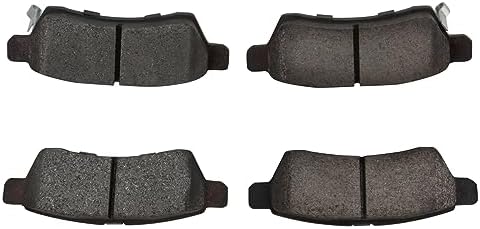 TRQ Rear Ceramic Brake Pad Set
