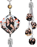 Personalized Photo Car Rear View Mirror Ornament/Bedroom Decoration Pendant/Crystal Lovely Ornament Living Room Decoration Pendant Gift by Brocade+Creek