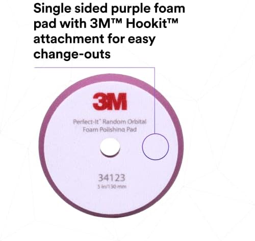 3M Perfect-It Random Orbital Foam Polishing Pad, 34123 - Image 7