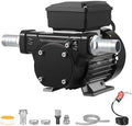 VEVOR Fuel Transfer Pump 110V, 16 GPM 60 L/min, AC Electric Oil Transfer Pump for Diesel Kerosene Biodiesel, with Auto Fuel Nozzle & 2 Hoses, 45 ft/13.7 m Max Lift, for Vehicles, Construction Sites by VEVOR