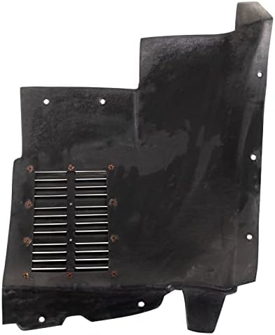 TRQ Front Right Forward Inner Fender Liner Black Passenger Side