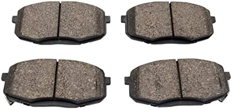 TRQ Front Ceramic Brake Pad Set