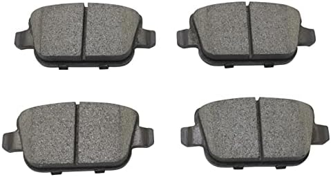TRQ Rear Brake Pads Ceramic Hardware
