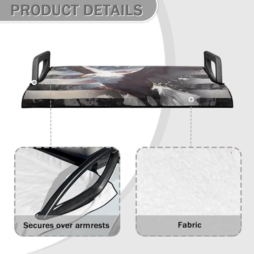 Yewattles Golf Cart Seat Cover Portable Club Car Seat Towel Universal Fit 2-Seat Golf Cart - Image 4