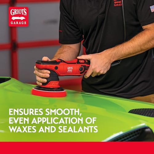 Griot's Garage 5.5” Red Foam Waxing Pads for Car Detailing, Polishing and Buffing Pads for Use with Waxes and Sealants, 10525, Set of 2 - Image 5