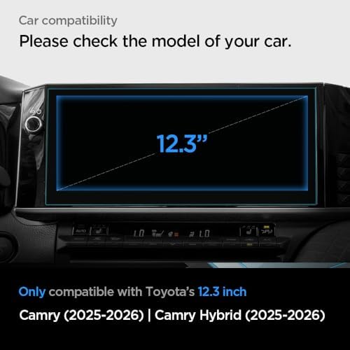 Spigen GlasTR SLIM Screen Protector Clear for Camry (2025-2026)