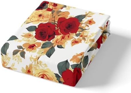 Feelyou Flower Bed Sheets Set Queen Size for Kids Boys Girls Deep Pocket - Image 5