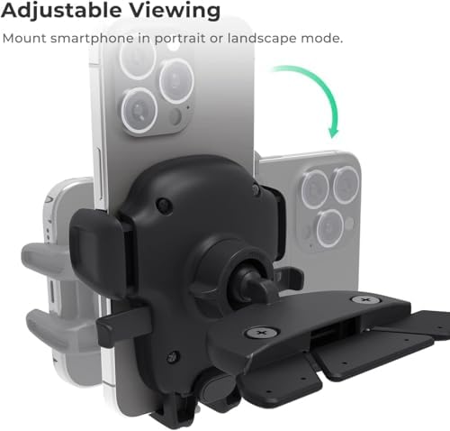 iOttie Easy One Touch Signature CD Slot Mount - Universal Car Phone Holder for iPhone, Google, Samsung, Moto, LG, and all other Smartphones