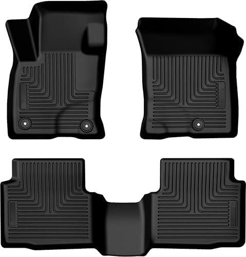 Husky Liners Weatherbeater Floor Mats | Fits 2024-2026 Ford Escape | Front & 2nd Row, 3-pc Black - 95331