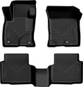 Husky Liners Weatherbeater Floor Mats | Fits 2024-2026 Ford Escape | Front & 2nd Row, 3-pc Black - 95331