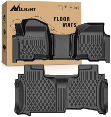 Nilight Floor Mats for Chevy Silverado GMC Sierra 1500 2500 3500 2019-2026