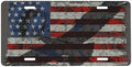 Eagle American Flag Retro Front License Plate 6" * 12" for Women